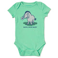 Baby E Have a Nice Daisy Short Sleeve Crusher Baby Bodysuit