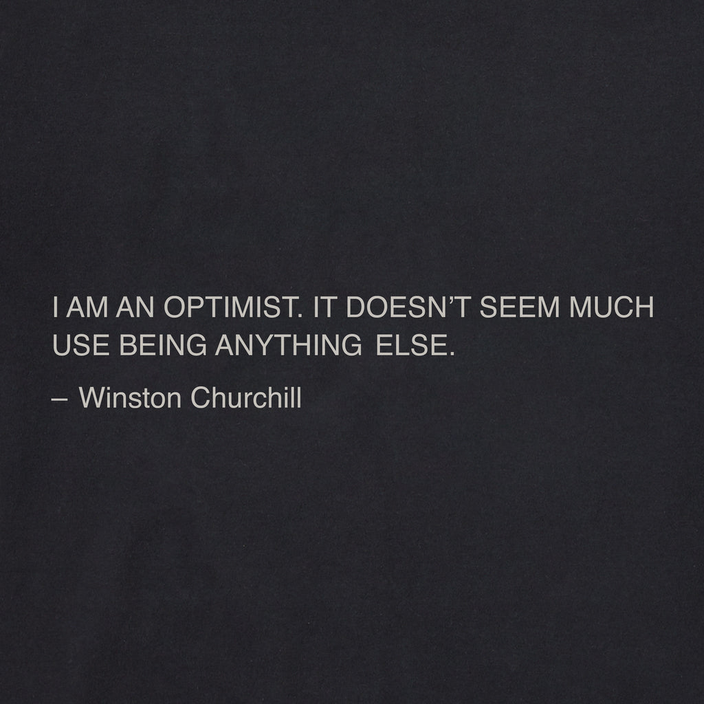 Men's I am an Optimist - Churchill Short Sleeve Crusher Tee product image 2