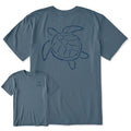 Men's Sea Turtle Brush Short Sleeve Crusher Tee product image 1