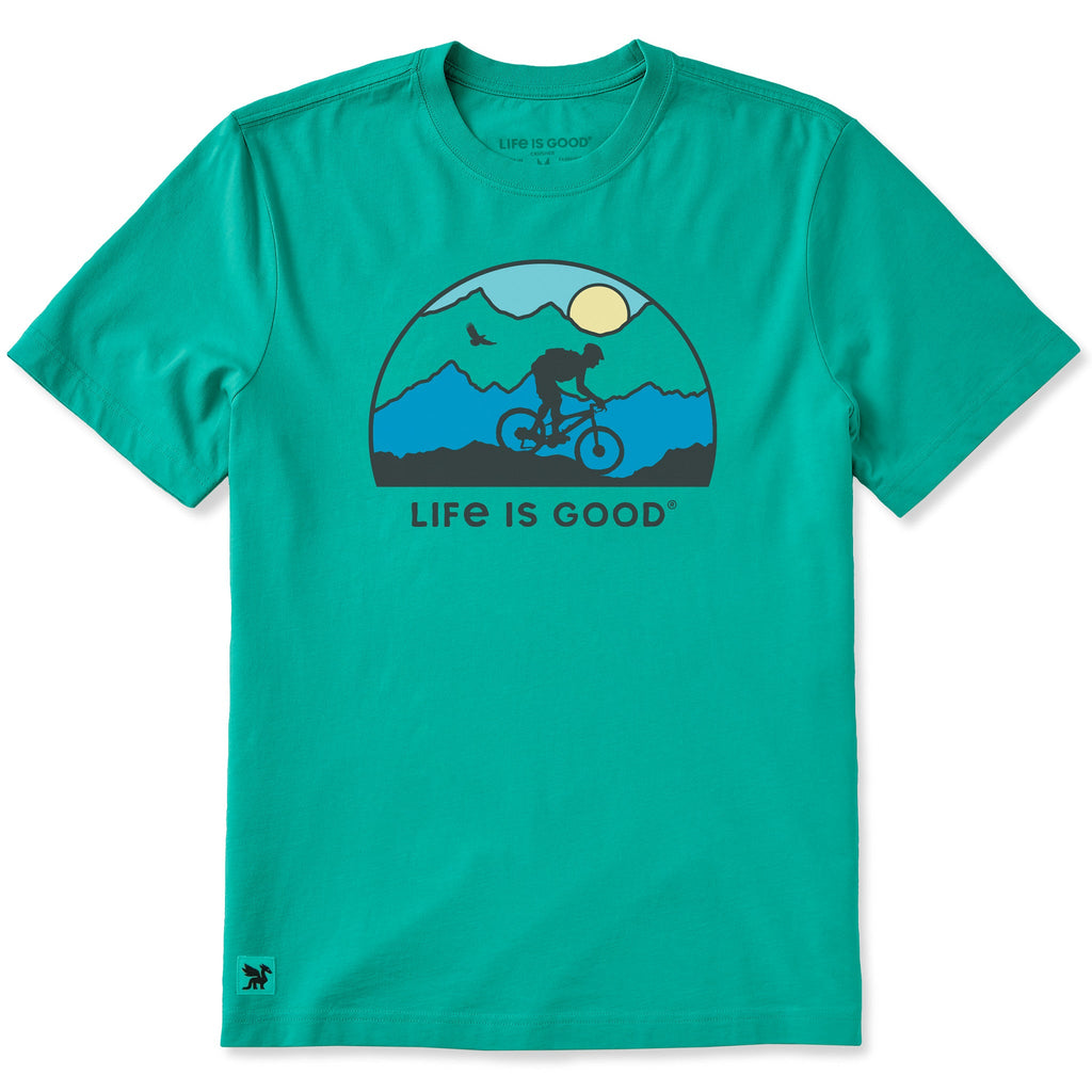 Men's Biking Sunset Short Sleeve Crusher Tee product image 1