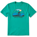 Men's Biking Sunset Short Sleeve Crusher Tee product image 1