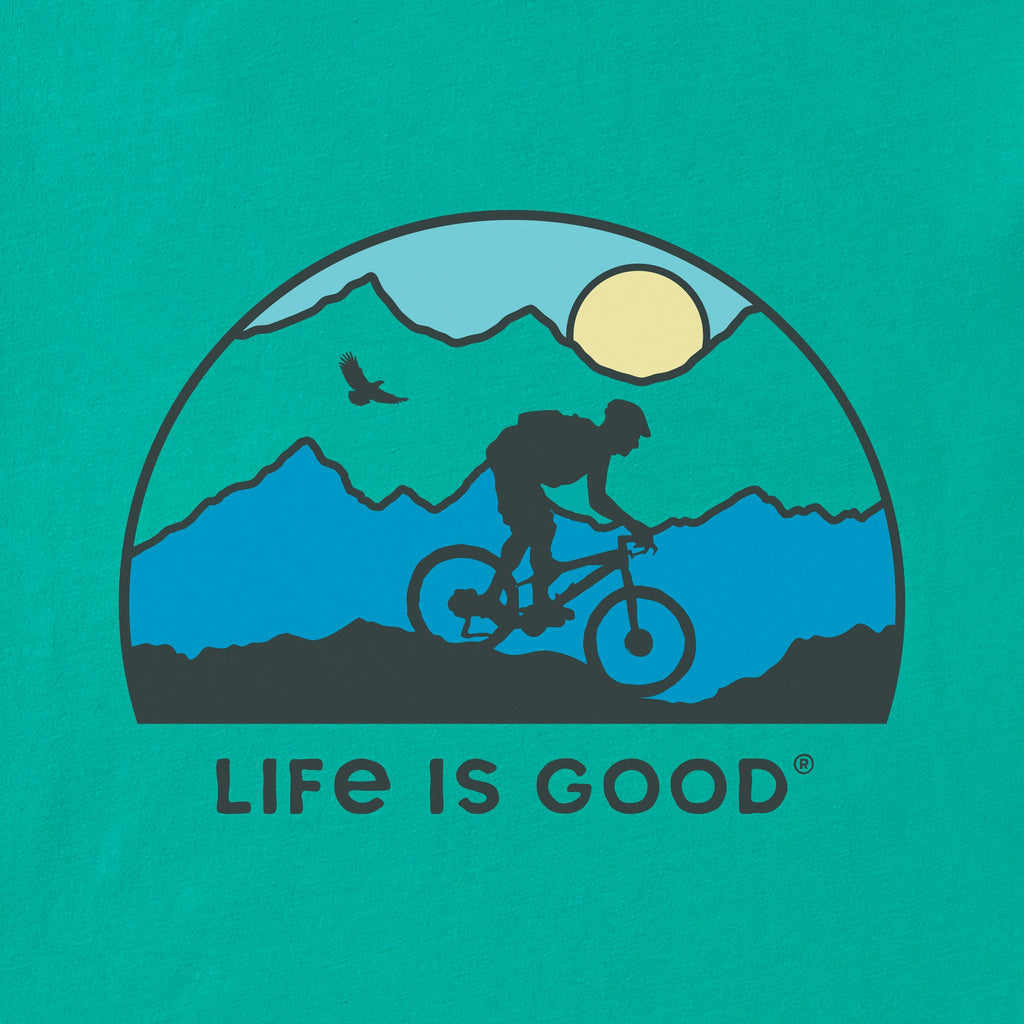 Men's Biking Sunset Short Sleeve Crusher Tee product image 2