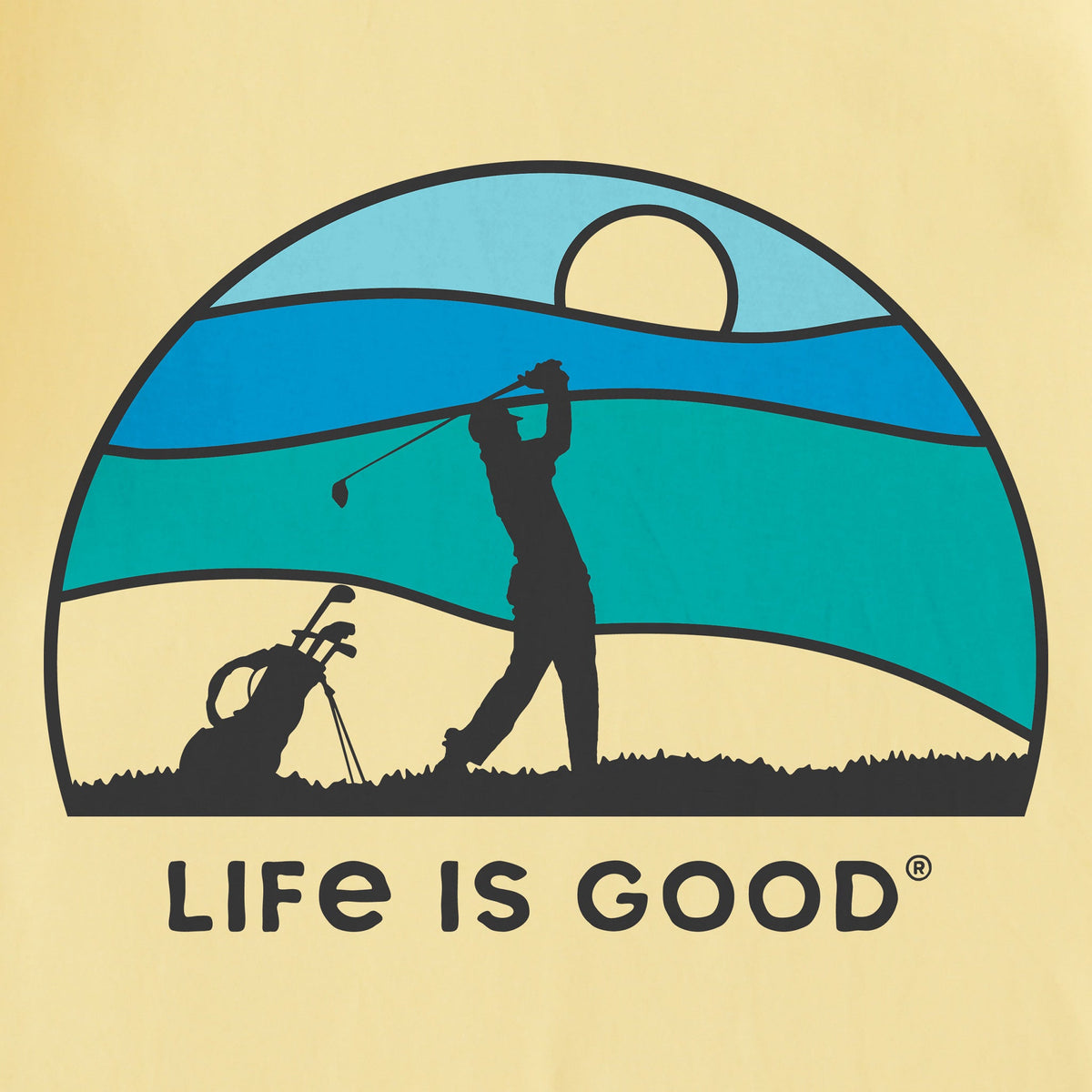Men's Golf Sunset Short Sleeve Crusher Tee product image 2