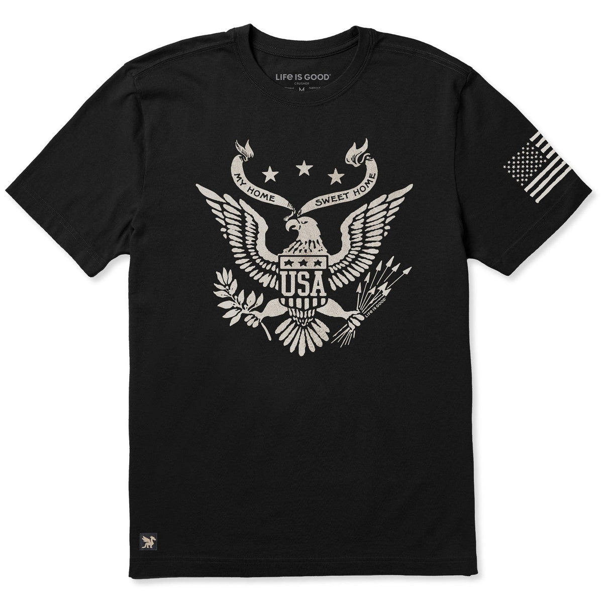 Men's My Home Sweet Eagle Short Sleeve Crusher Tee product image 1