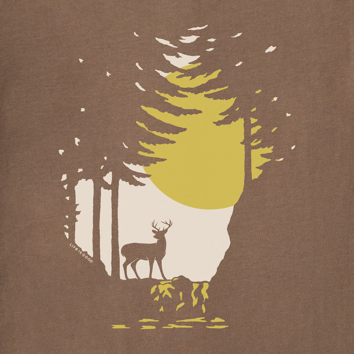 Men's Deer in the Woods Long Sleeve Crusher Tee product image 2