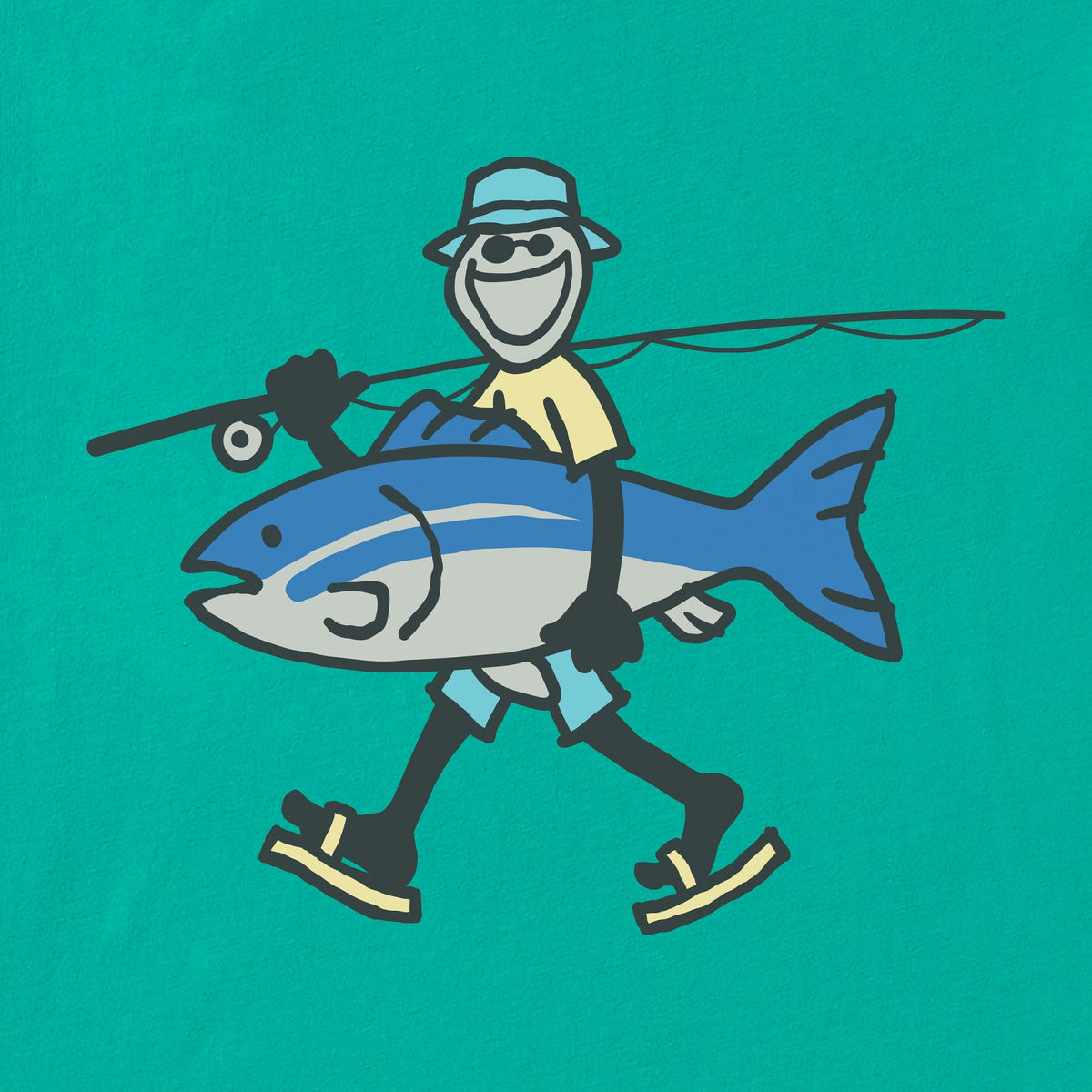 Men's Jake Big Fish Short Sleeve Crusher-LITE Tee product image 2