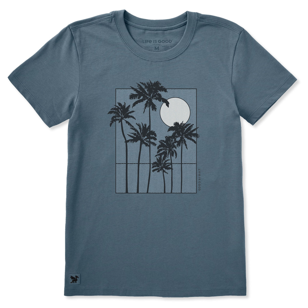 Women's Moonlit Palms Window Short Sleeve Crusher Tee product image 1