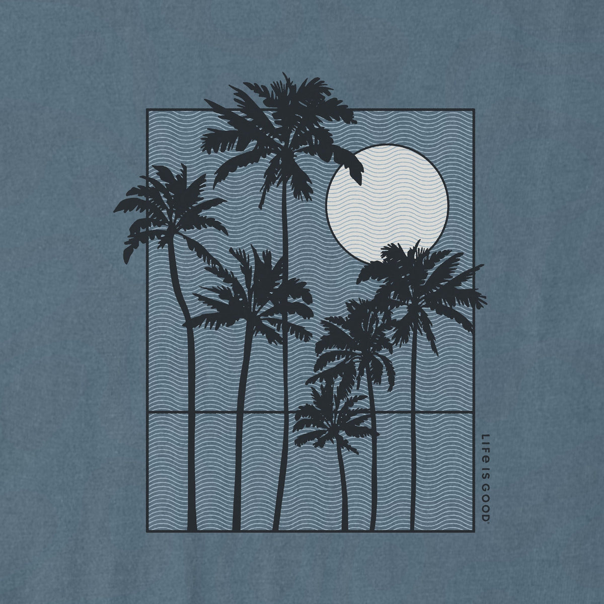 Women's Moonlit Palms Window Short Sleeve Crusher Tee product image 2