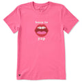 Women's Born To Yap Mouth Short Sleeve Crusher Tee product image 1