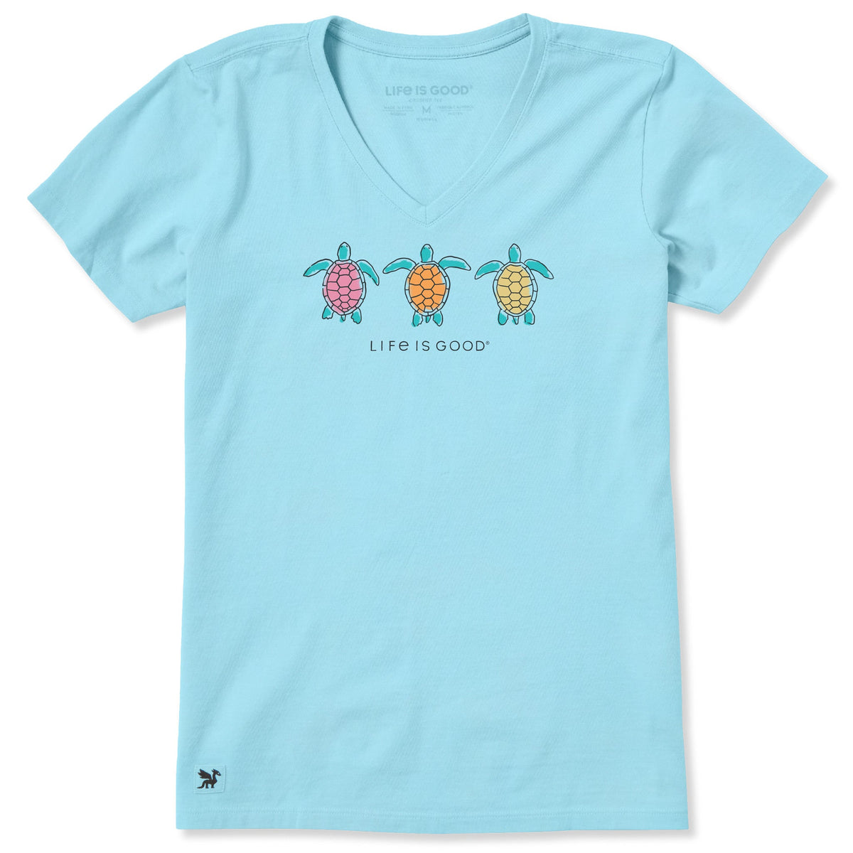 Women's Three Turtles Rally Short Sleeve Crusher Vee product image 1