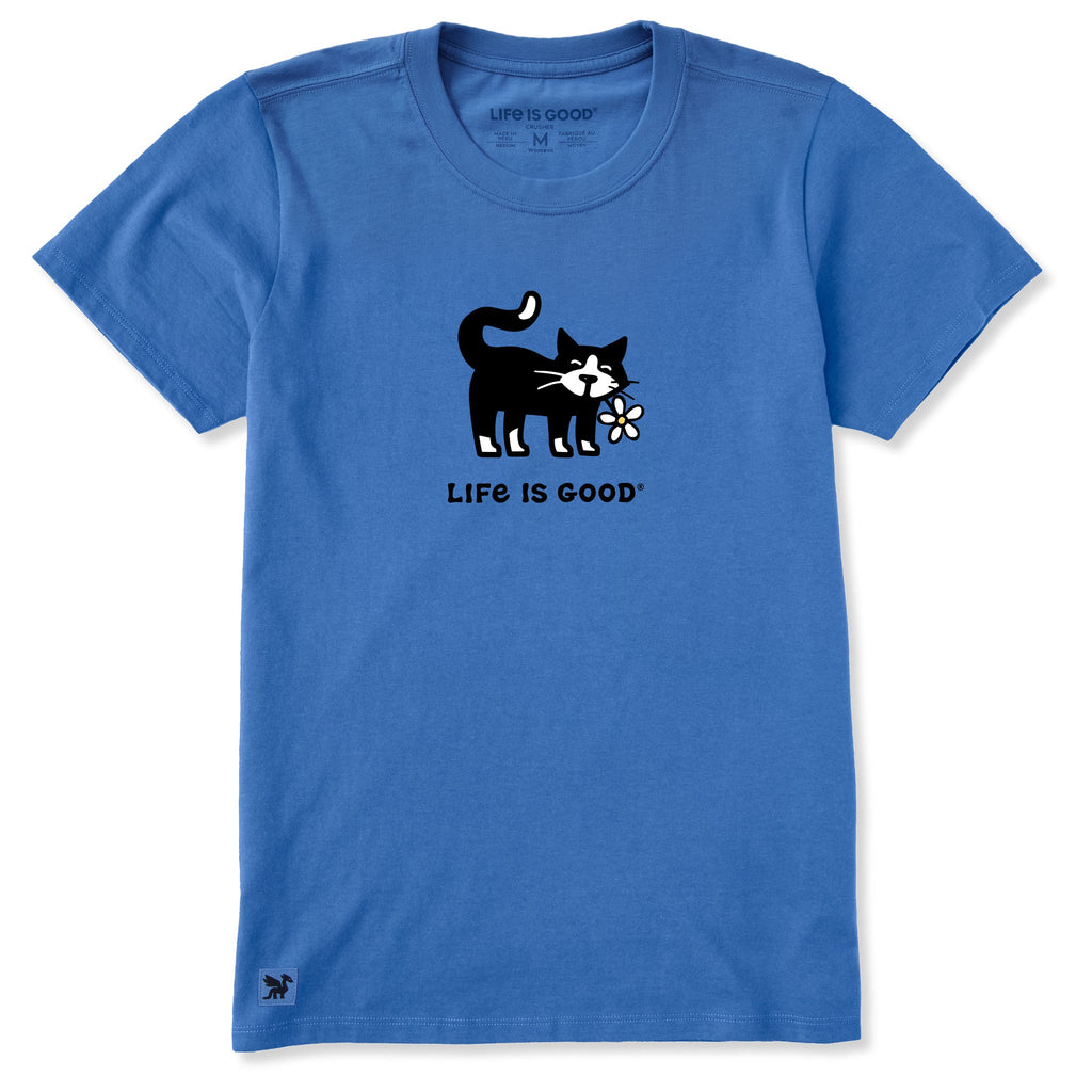 Women's Tuxedo Cat Daisy Short Sleeve Crusher-LITE Tee product image 1