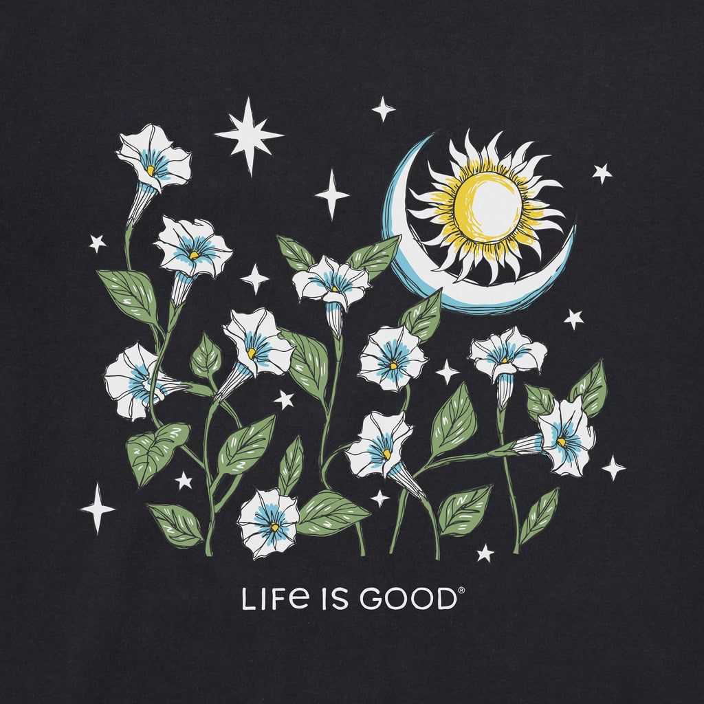 Women's Sun and Moonflowers Short Sleeve Crusher-LITE Vee product image 2