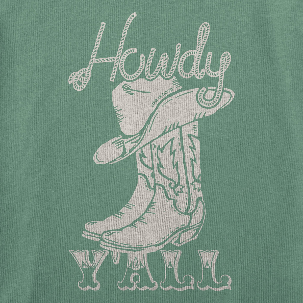 Women's Howdy Y'all Short Sleeve Crusher Boxy Tee