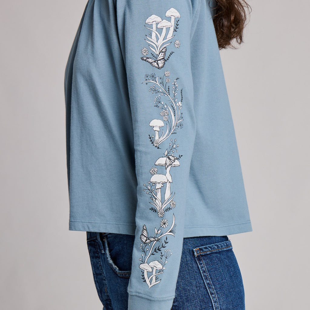 Women's Mushroom Garden Crusher Boxy Hoodie product image 2