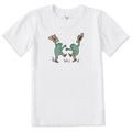 Kids Kick Your Boots Cowboy Frogs Short Sleeve Crusher Tee
