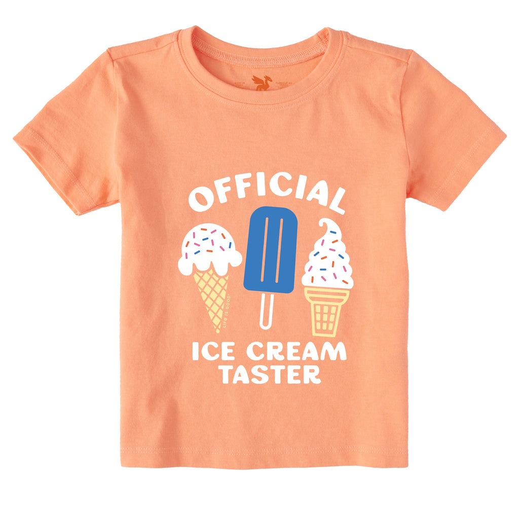 Toddler Official Ice Cream Taster Short Sleeve Crusher Tee product image 1