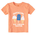 Toddler Official Ice Cream Taster Short Sleeve Crusher Tee product image 1