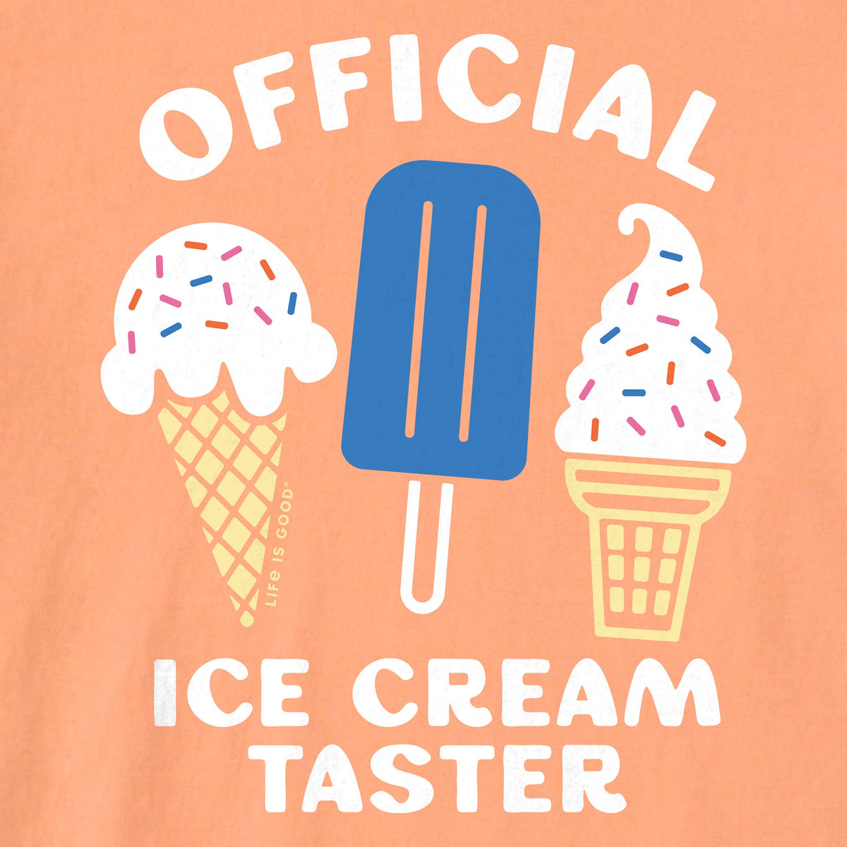 Toddler Official Ice Cream Taster Short Sleeve Crusher Tee product image 4