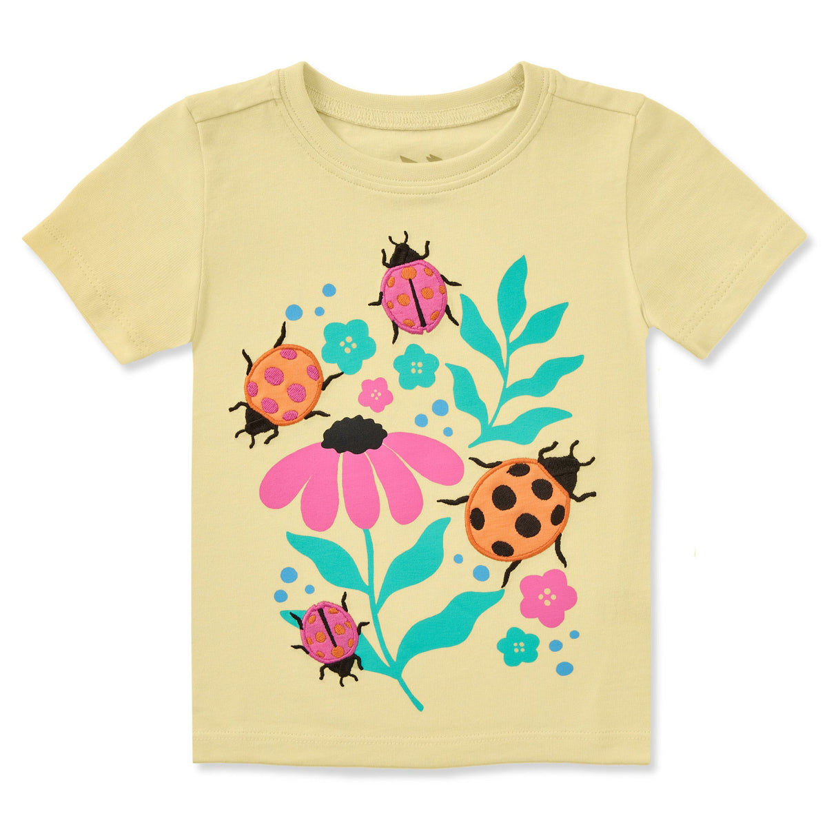 Toddler Ladybug Garden Short Sleeve Crusher Tee product image 3