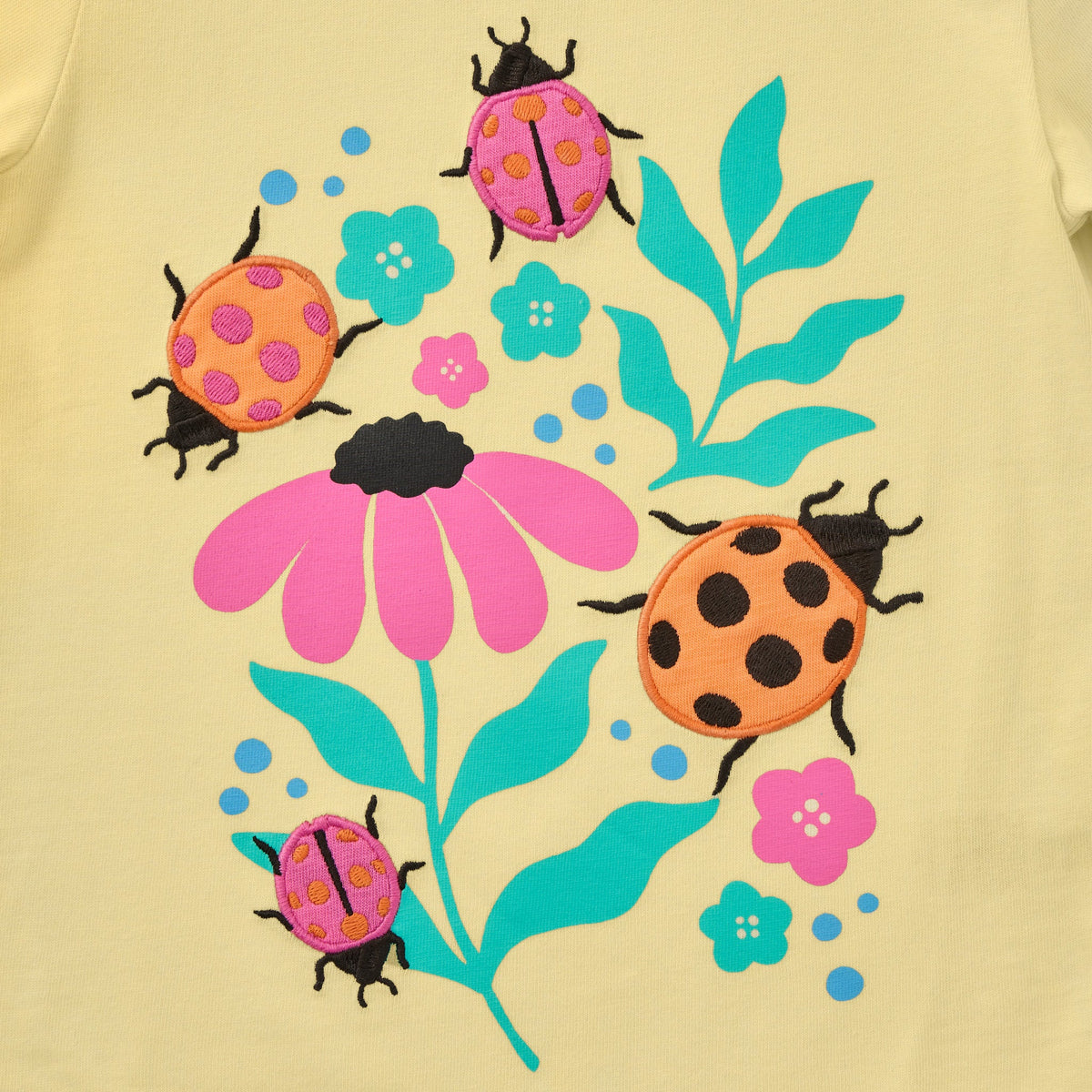 Toddler Ladybug Garden Short Sleeve Crusher Tee product image 2