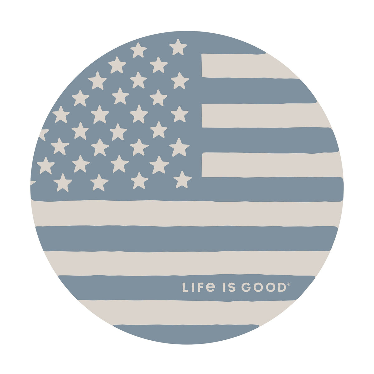 Minimal Flag Circle Magnet