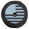 Minimal Flag Circle Rearview Camera Tire Cover