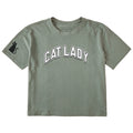 Women's Cat Lady Arch Short Sleeve Crusher Boxy Tee product image 1