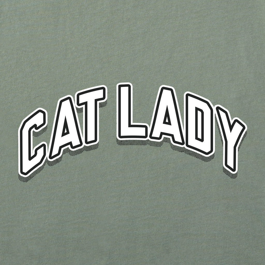 Women's Cat Lady Arch Short Sleeve Crusher Boxy Tee product image 2
