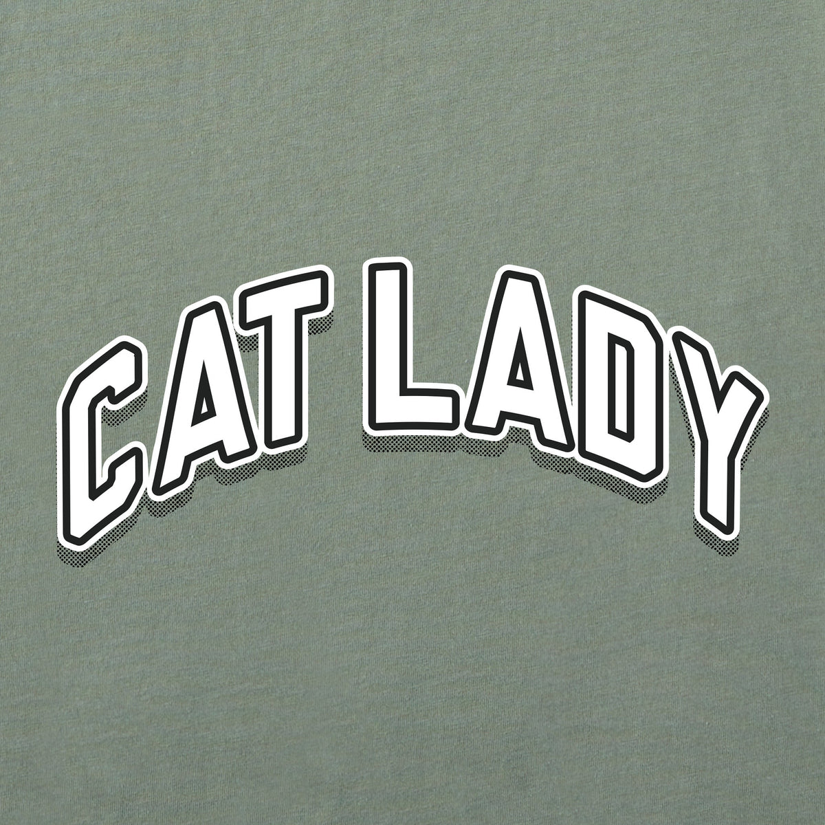 Women's Cat Lady Arch Short Sleeve Crusher Boxy Tee product image 2