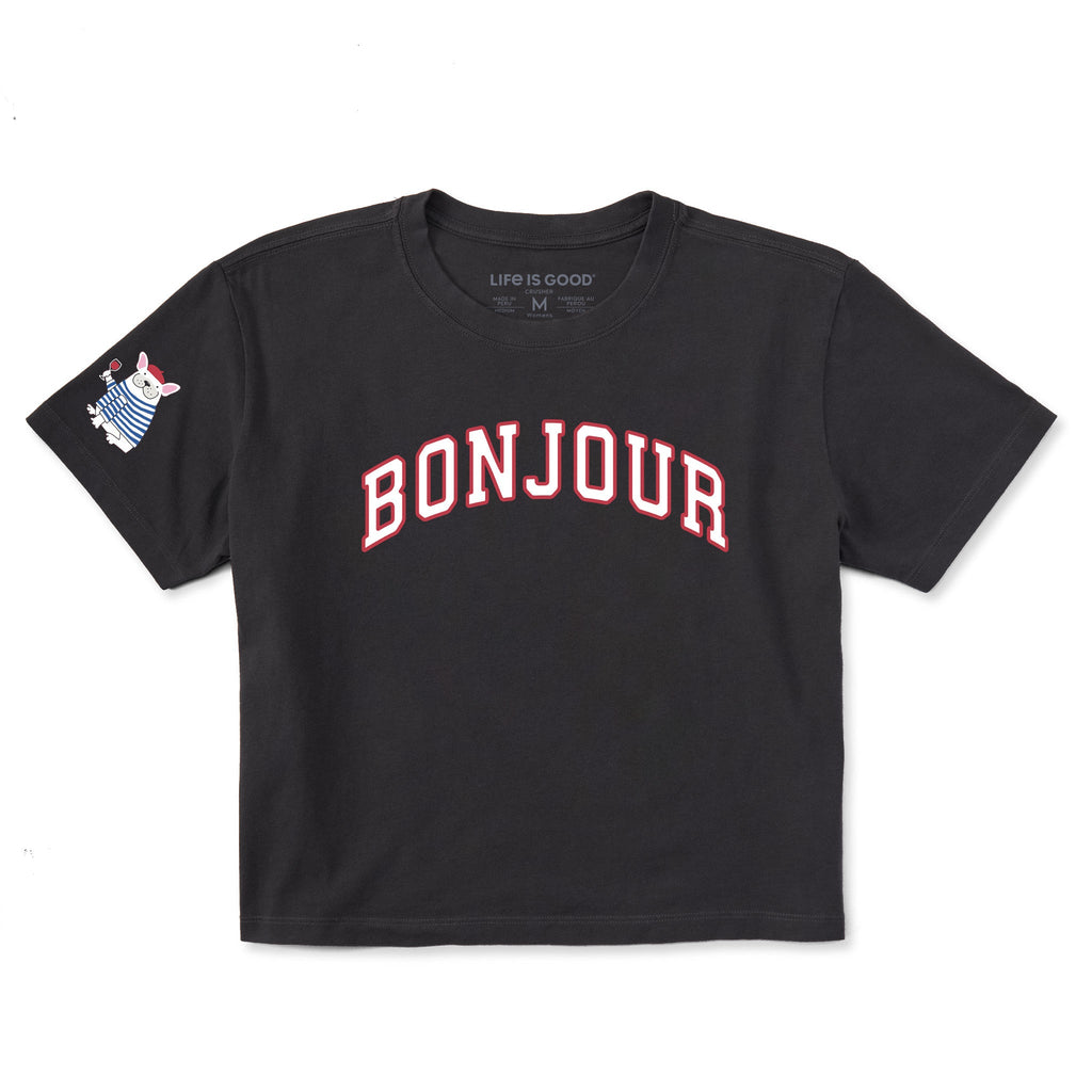 Women's Bonjour Arch Short Sleeve Crusher Boxy Tee product image 1