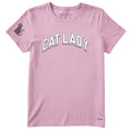 Women's Cat Lady Arch Short Sleeve Crusher Tee product image 1