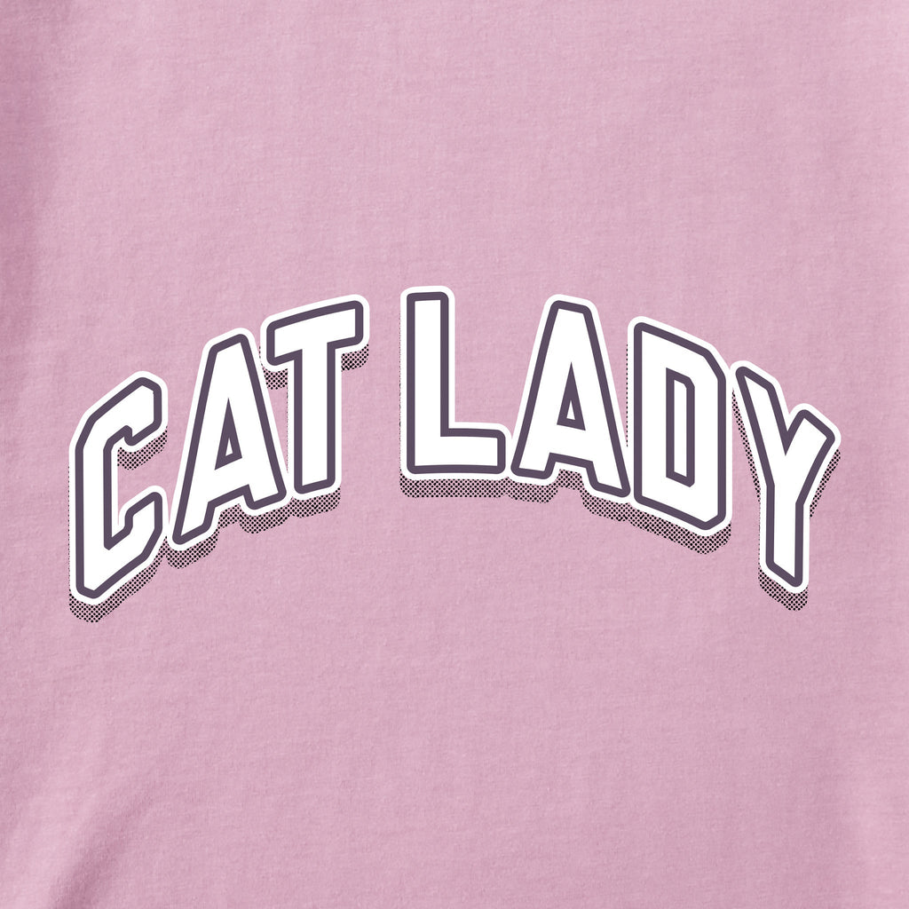 Women's Cat Lady Arch Short Sleeve Crusher Tee product image 2