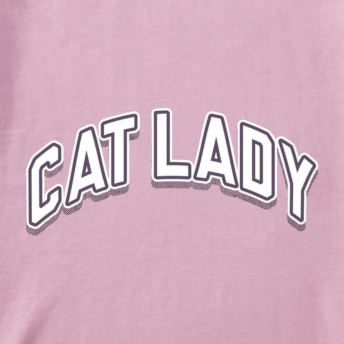 Women's Cat Lady Arch Short Sleeve Crusher Tee product image 2
