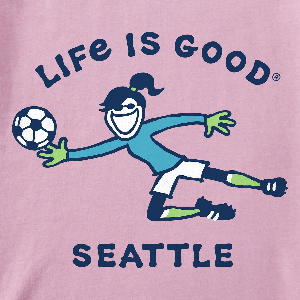 Kids Seattle Soccer Short Sleeve Crusher Tee