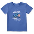 Toddler What a Long Strange USA Trip Short Sleeve Crusher Tee