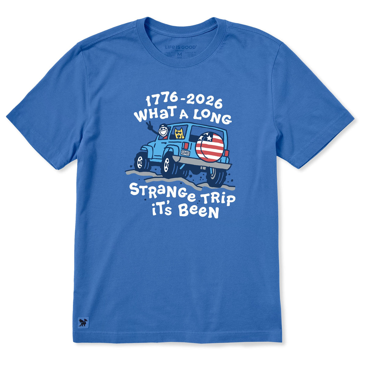Men's What a Long Strange USA Trip Short Sleeve Crusher Tee product image 1