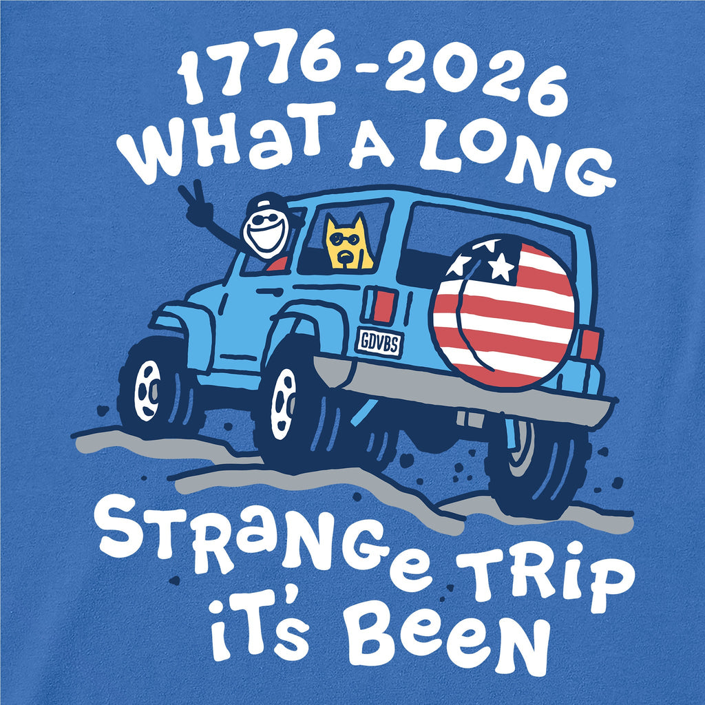 Men's What a Long Strange USA Trip Short Sleeve Crusher Tee product image 2