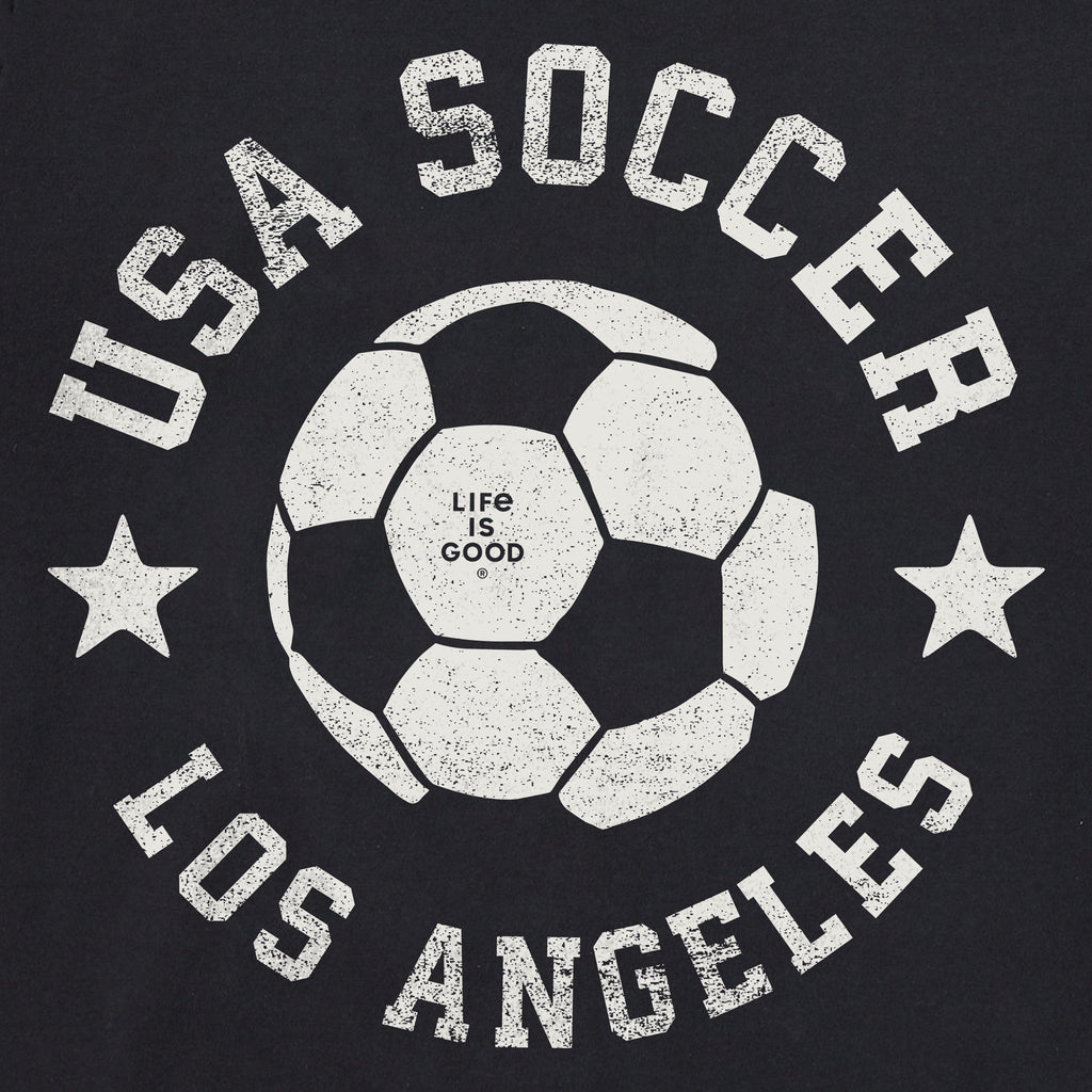 Women's USA Soccer Los Angeles Short Sleeve Crusher Boxy Tee