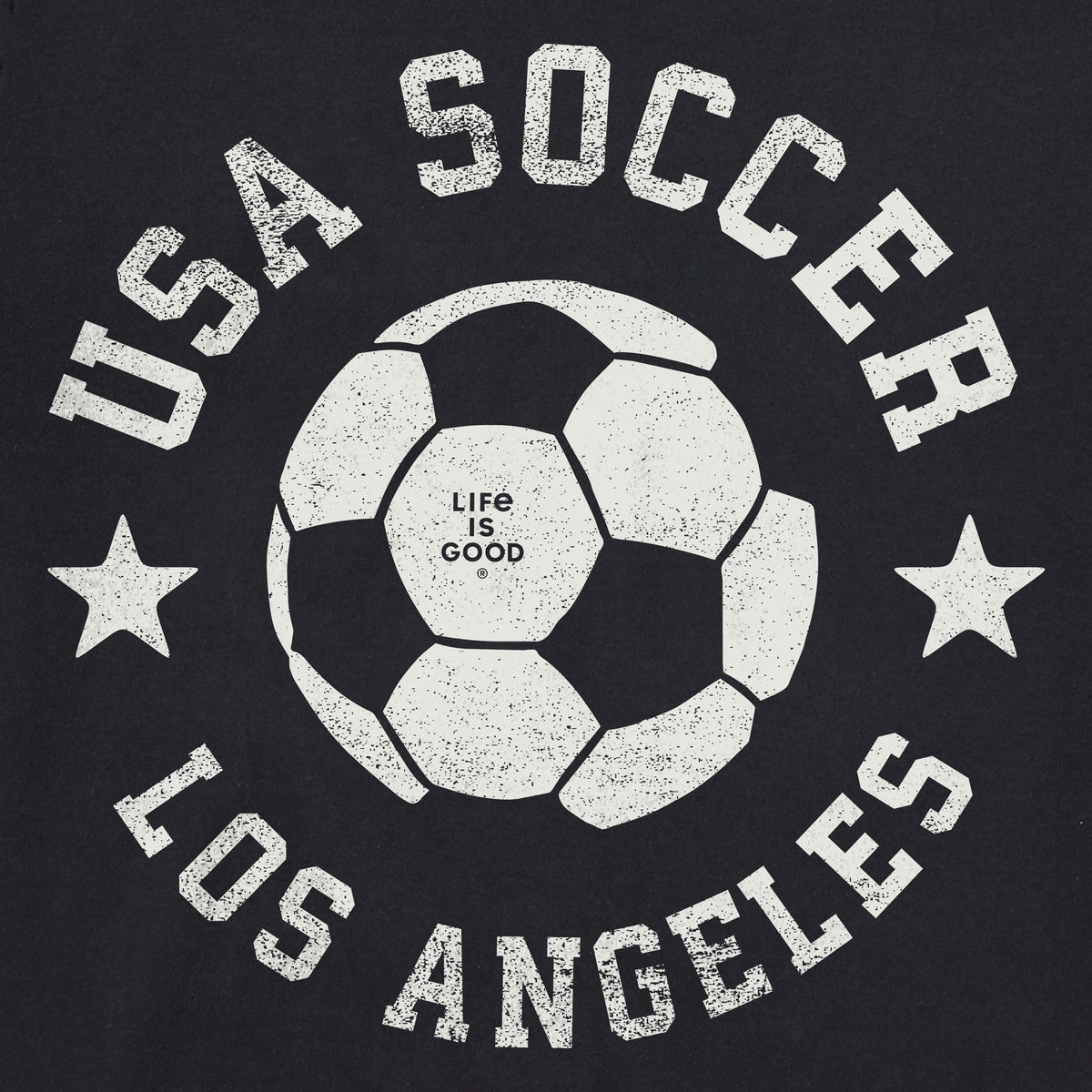 Women's USA Soccer Los Angeles Short Sleeve Crusher Boxy Tee