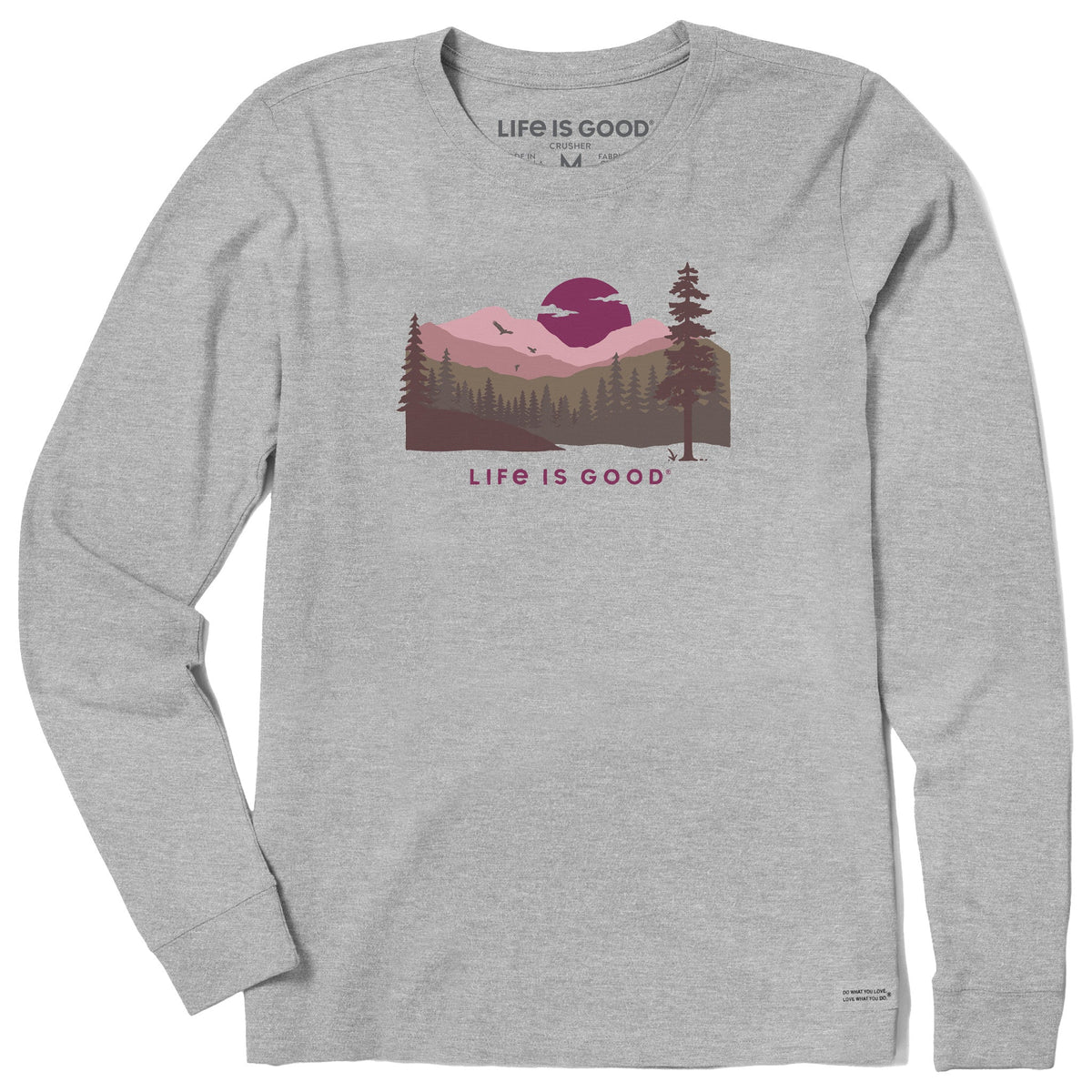 Women's Sunset Landscape Long Sleeve Crusher-LITE Tee product image 1