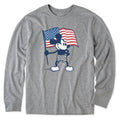 Men's Americana Steamboat Willie Long Sleeve Crusher-LITE product image 1