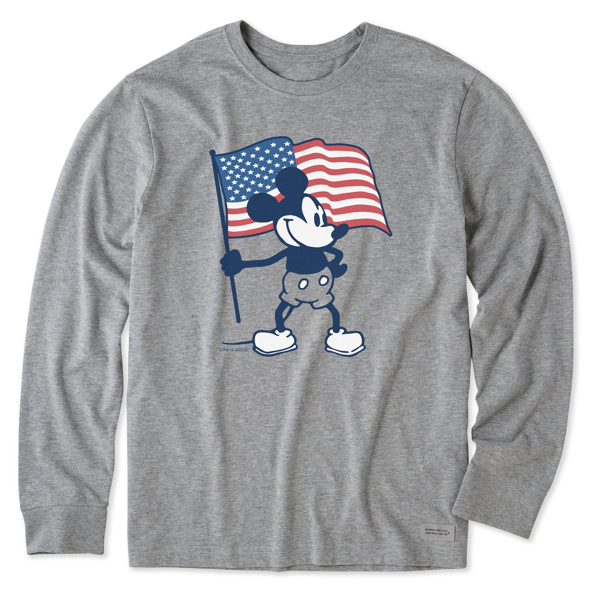 Men's Americana Steamboat Willie Long Sleeve Crusher-LITE product image 1