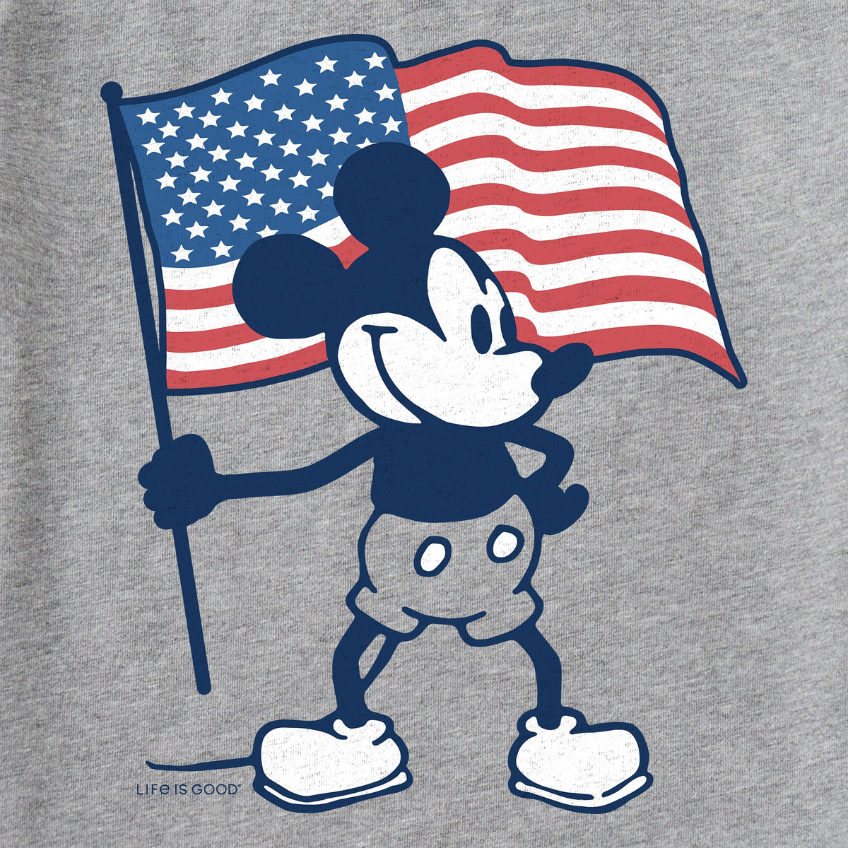 Men's Americana Steamboat Willie Long Sleeve Crusher-LITE product image 2