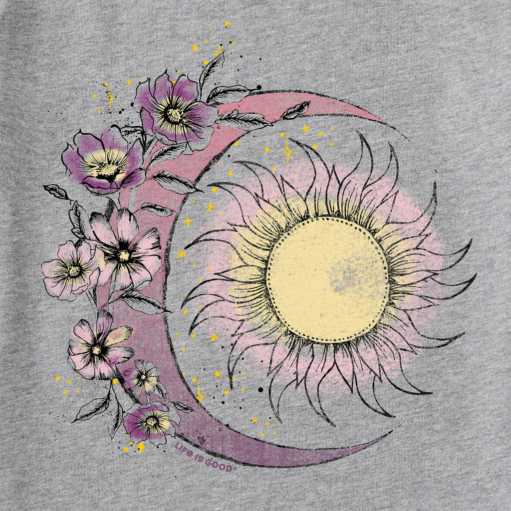 Women's Moon Flower Long Sleeve Crusher-LITE Vee product image 2