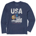 Men's USA Ski Jump Long Sleeve Crusher Tee product image 1