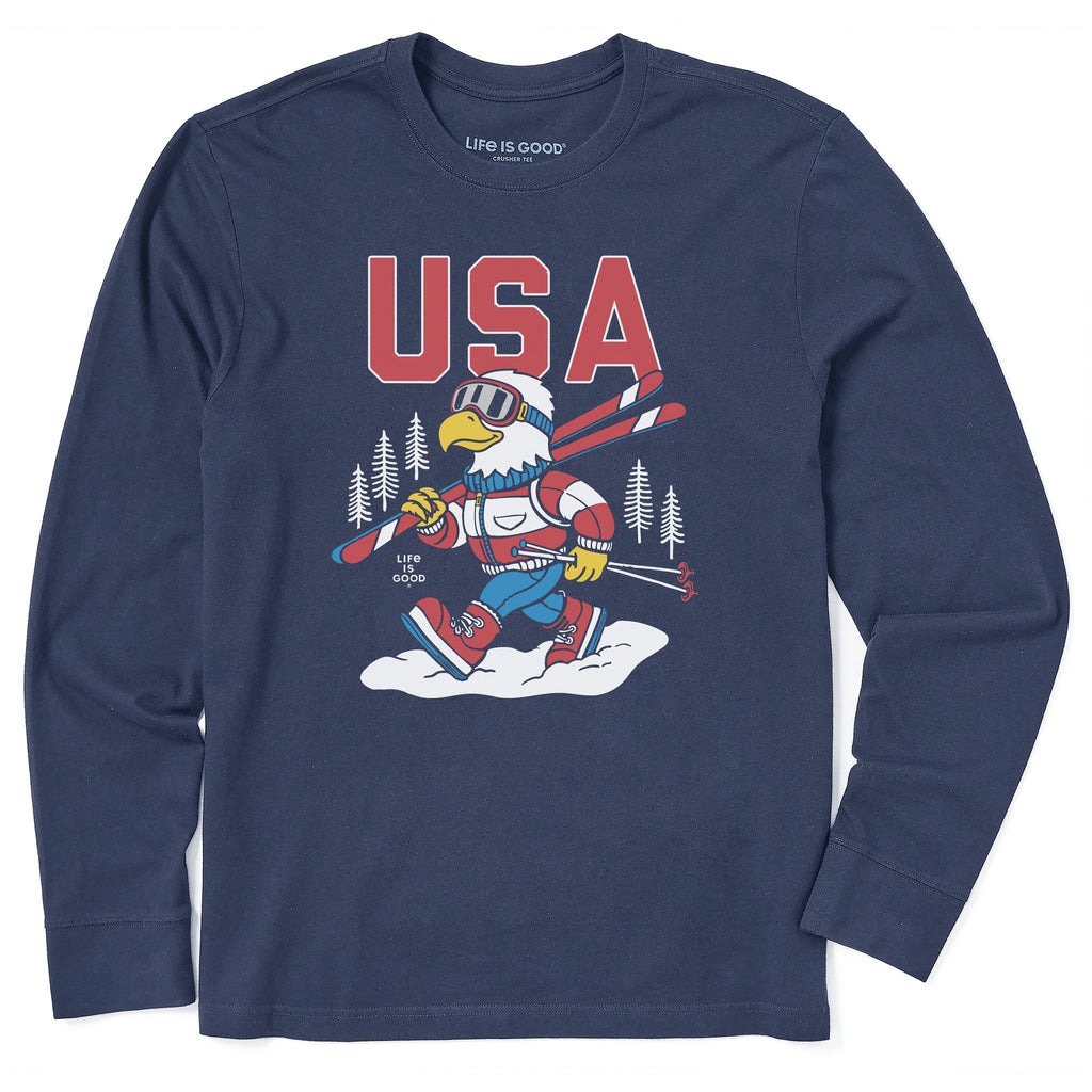 Men's USA Eagle Ski Long Sleeve Crusher Tee product image 1