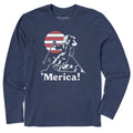 Men's 'Merica Skier Long Sleeve Crusher Tee product image 1