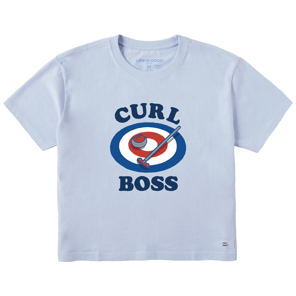 Women's Curl Boss Short Sleeve Crusher Boxy Tee product image 1
