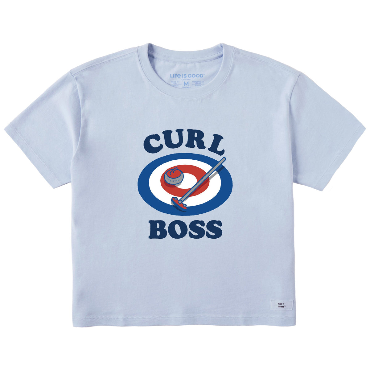 Women's Curl Boss Short Sleeve Crusher Boxy Tee product image 1