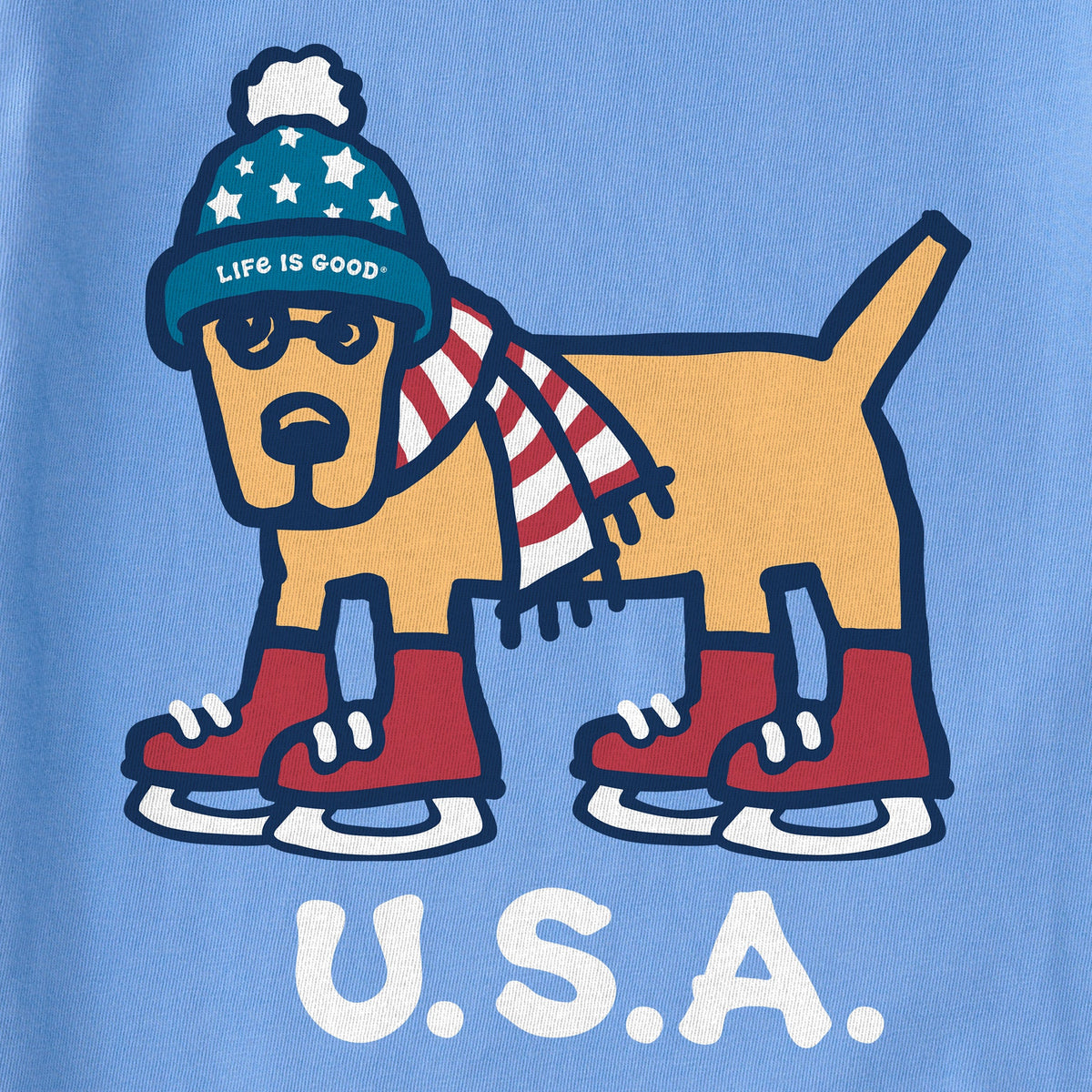 Women's Rocket USA Skater Long Sleeve Crusher Tee